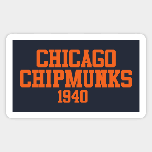 Chicago Chipmunks 1940 Sticker